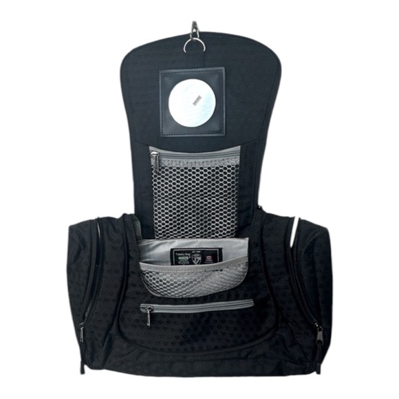 HEYS Ecotex Toiletry Black Travel Bag Unisex - Picture 1 of 17